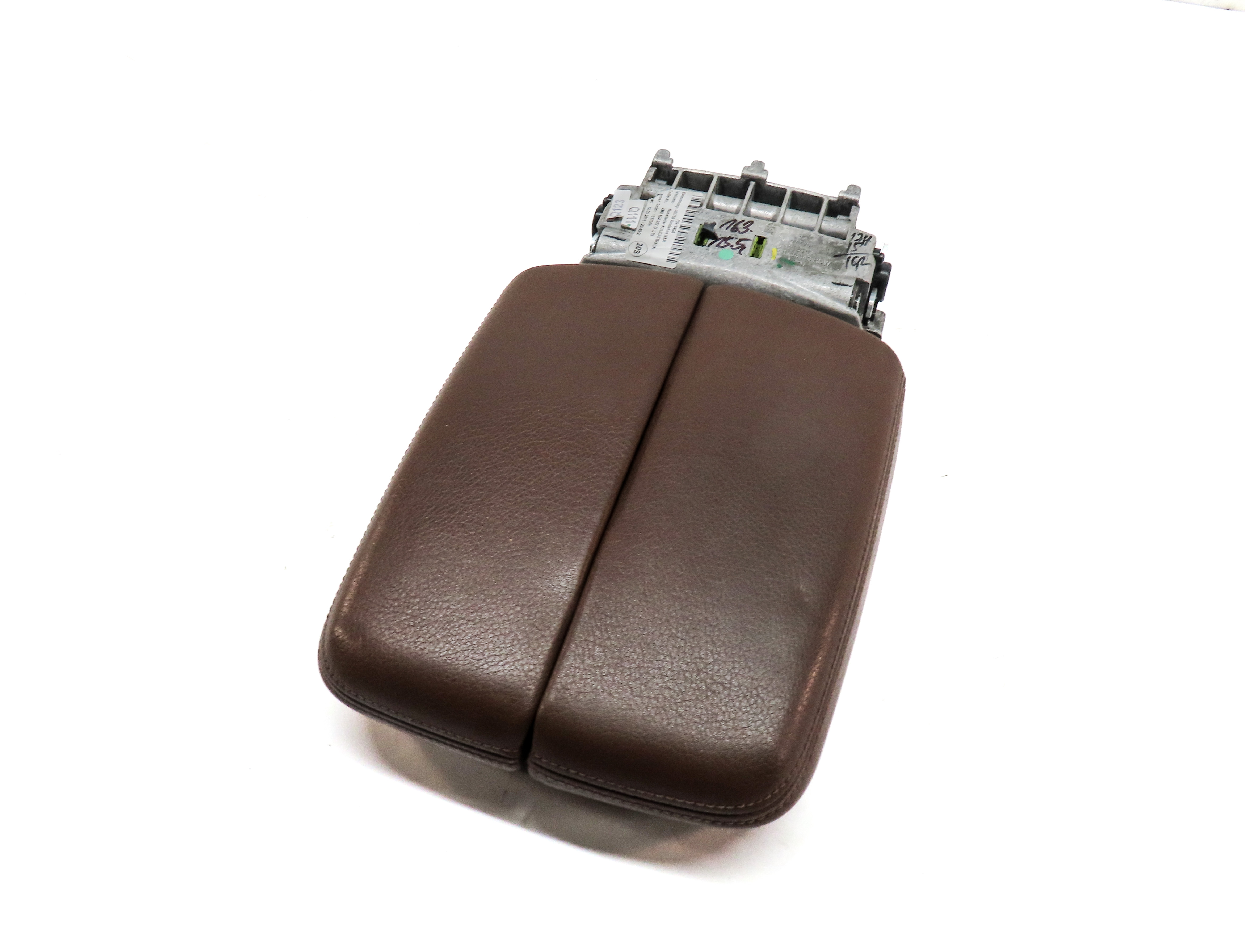 2017-2019 AUDI Q7 (4M) FRONT CENTER CONSOLE COMPARTMENT ARMREST LID (BROWN) — exact item pictured
